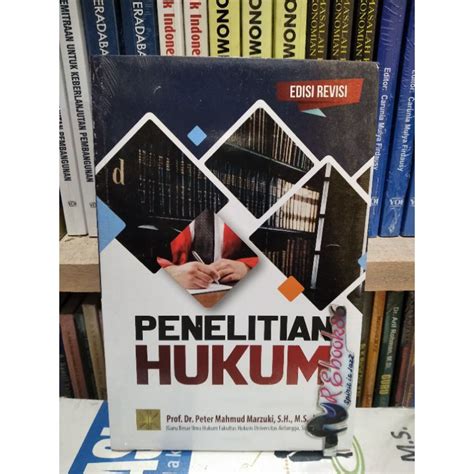 Jual Penelitian Hukum Edisi Revisi Prof Dr Peter Mahmud Marzuki