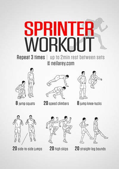 Running Programs And Tips Sprinter Workout Track Workouts For