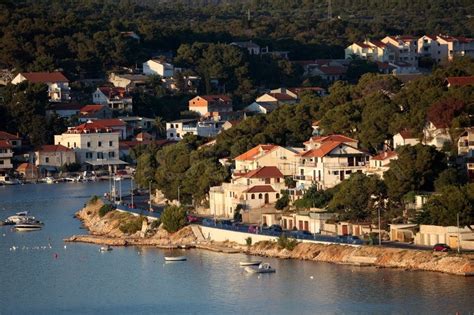 Adriatic resort town Tisno, Croatia | Stock image | Colourbox