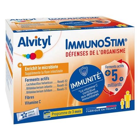 Alvityl Immunostim Défenses De Lorganisme 30 Sticks