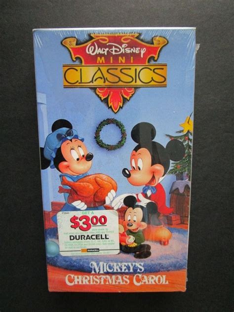 New Sealed Mickeys Christmas Carol Vhs Walt Disney Video 1983