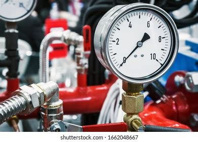 Pressure Manometer Measuring Installed Water Gas Stock Photo Edit Now