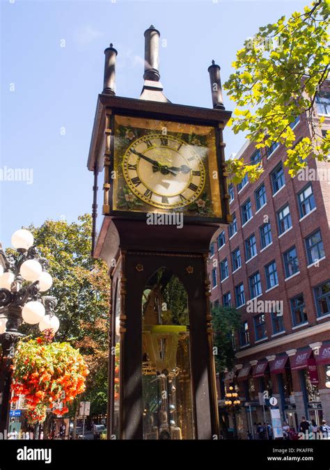 Gastown Steam Clock Vancouver Stock Photo - Alamy