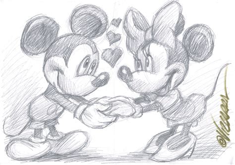 Minnie Mouse Sketch At Paintingvalley Explore Collection Of