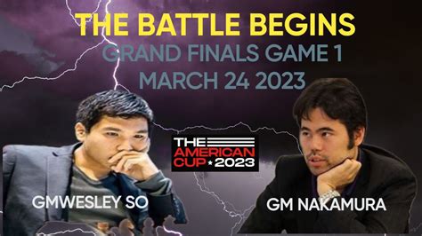 QUEEN SACRIFICE GM NAKAMURA VS GM WESLEY SO AMERICAN CUP GRAND FINAL