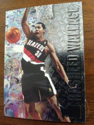 RASHEED WALLACE 1996 97 FLEER METAL 208 BLAZERS EBay