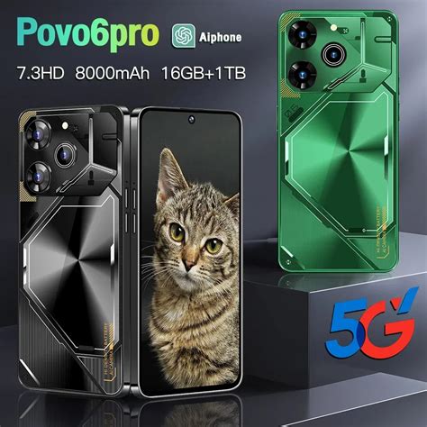 Smartphone Android Pova Pro Celular Vers O Global Telefone Dimens O