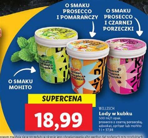 Promocja Lody O Smaku Mohito Willisch W Lidl