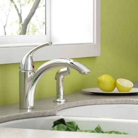 American Standard 4433.001.075 Stainless Steel Quince Kitchen Faucet ...