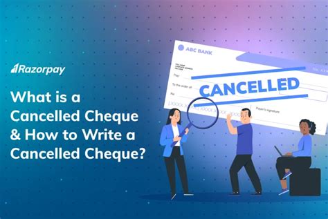 Cancelled Cheque Sample Image And How To Write Cancel On It