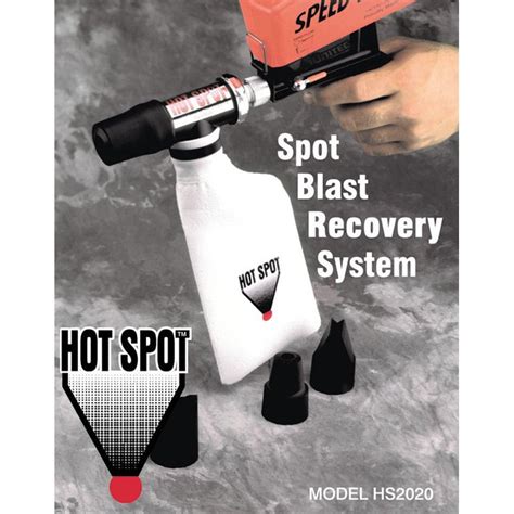 Zendex® Hs2020 Hot Spot™ Abrasive Blasting Gun With Media Reservoir