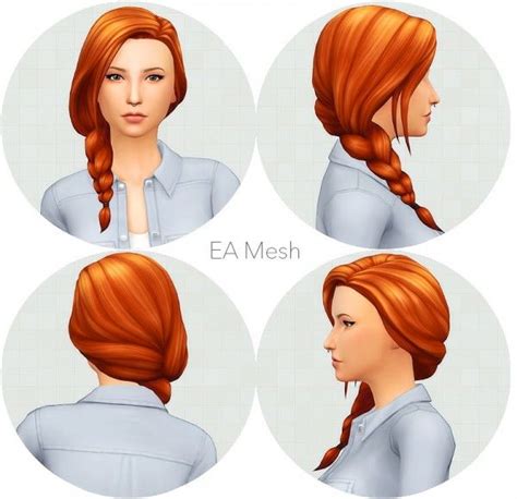 Kot Cat Cassie Hair 1000 Followers Gift Sims 4 Hairs Cassie