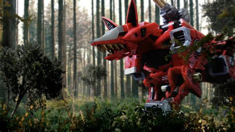 Zoids Fire Fox In The Forest By Beccies On Deviantart