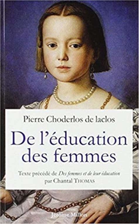 De L Ducation Des Femmes Choderlos De Laclos Pierre Librairie La Page