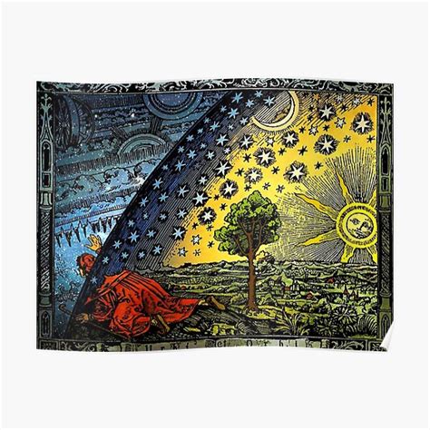 "Flammarion Engraving " Poster for Sale by josephwebs | Redbubble