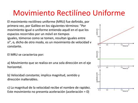 Movimiento Rectil Neo Uniforme Ppt