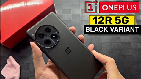 OnePlus 12R 5G Black Colour Variant Unboxing Hands On Review