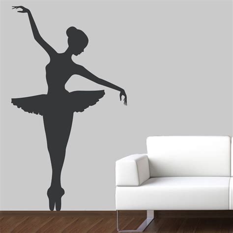 Ballerina Wall Decal Girl Bedroom Decor Dancing Wall Art Etsy Wall