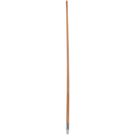 Carlisle Metal Threaded Wooden Broom Squeegee Handle