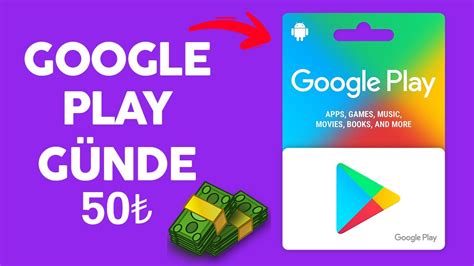 Bedava Google Play Kodu Alma Güncel Kanıtlı 50tl YouTube