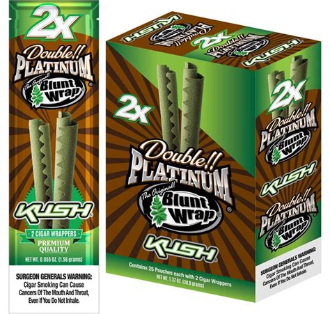 Blunt Wrap Double Platinum Kush Ct Miami K Distribution