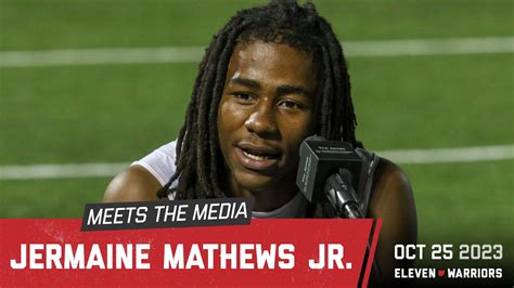 Jermaine Mathews Jr Talks About Making A Big Impact Against Psu His