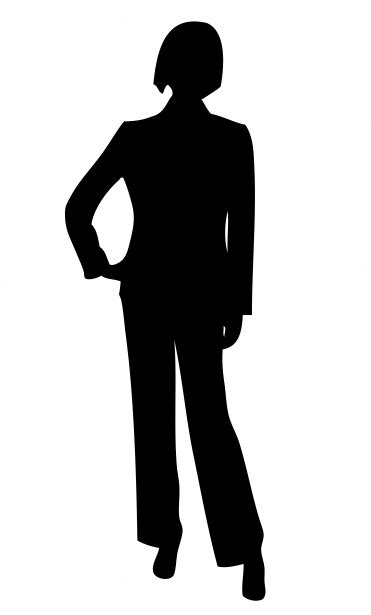 Business Woman Silhouette Clipart Free Stock Photo - Public Domain Pictures