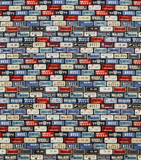 License Plates Super Snuggle Flannel Fabric Joann