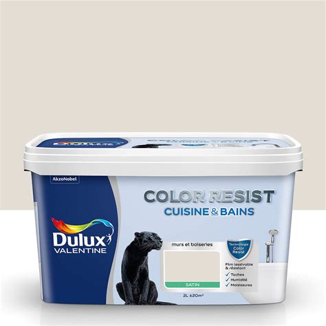 Peinture Color Resist Cuisine Et Bains Lin Clair Satin 2l Bricomarché