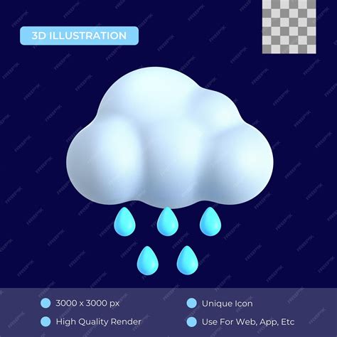 premium psd drizzling  icon