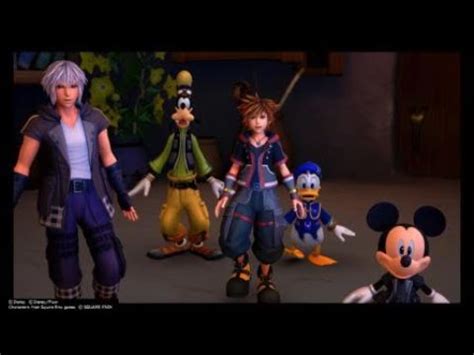 Kingdom Hearts Mickey Riku Yen Sid Cutscene Youtube