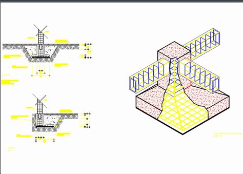 Detalle De Zapata Aislada En Autocad Descargar Cad Gratis Kb