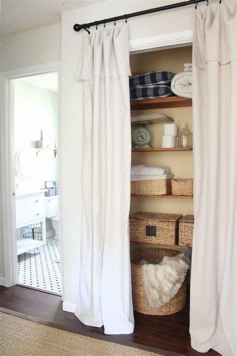 diy closet doors with curtains - Lean Delgadillo