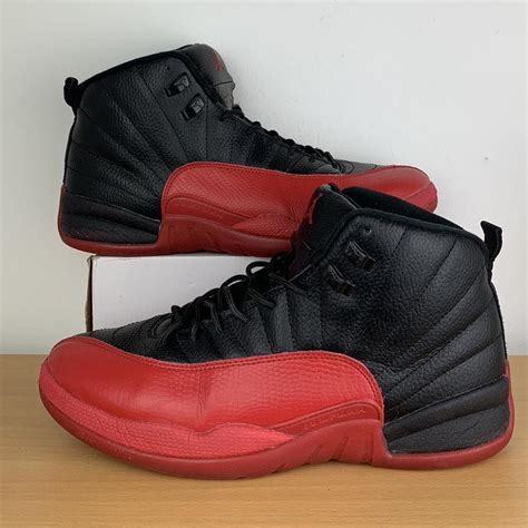 Jordan Flu Game Black And Red Trainer Sku Depop