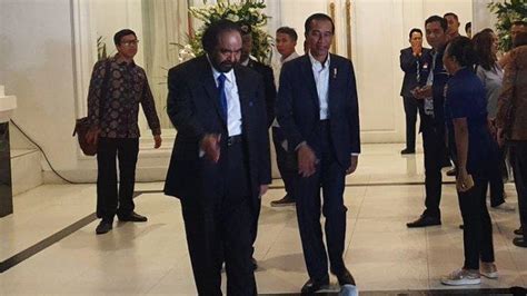 Jokowi Dan Surya Paloh Bertemu 1 Jam Di Istana Setelah Reshuffle Apa