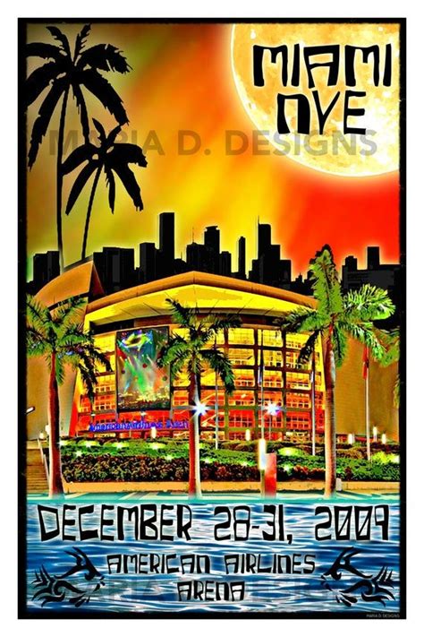 Phish Poster Miami NYE 2009 Phish Miami Poster Phish New Years Eve