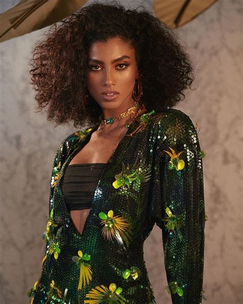 Imaan Hammam For Versace Fashion Supermodels Beautiful Black Women