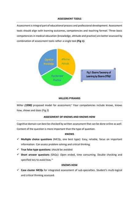 Assessment Tools | PDF