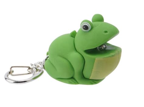 Porte clés Torche grenouille