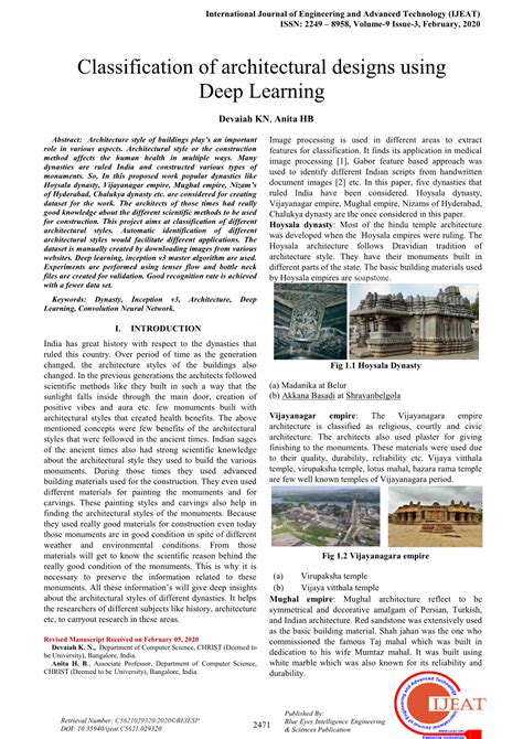Classification Of Architectural Designs Using Deep Learning Docslib