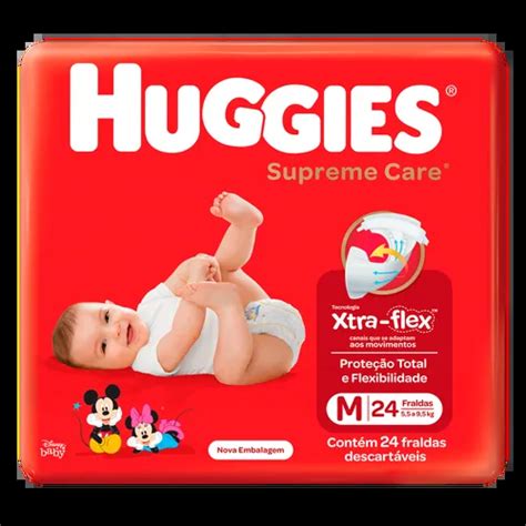 Fralda Descart Vel Infantil Huggies Turma Da M Nica Supreme Care M C