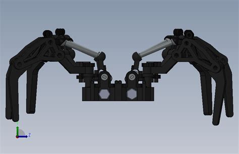 蜘蛛机器人solidworks 模型图纸下载 懒石网