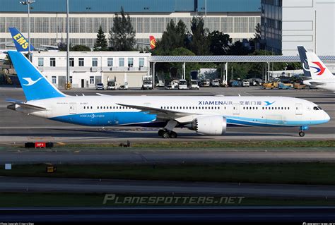 B 1357 Xiamen Airlines Boeing 787 9 Dreamliner Photo By Harry Shan ID