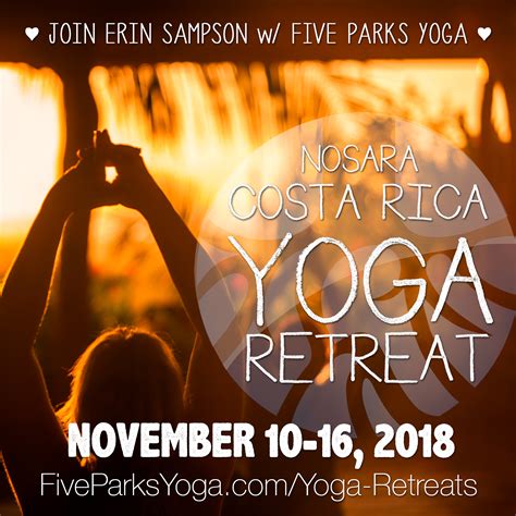 November Yoga Retreat - Nosara, Costa Rica - Five Parks Yoga - Free Online Yoga Classes filmed ...