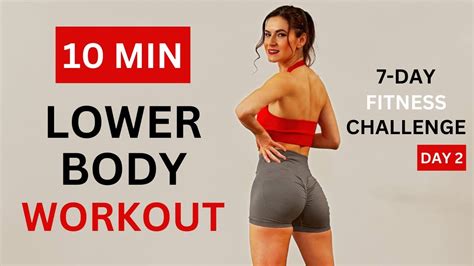 Min Lower Body Workout Toned Legs Booty Day Fitness