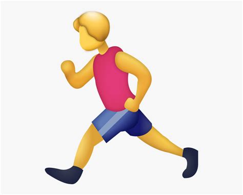 Man Running Emoji Png , Free Transparent Clipart - ClipartKey