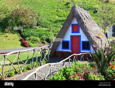 Madeira island, Santana, typical historic house, especially Santana ...