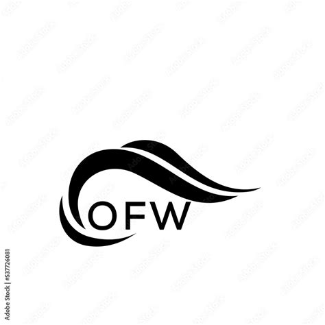 OFW letter logo. OFW blue image. OFW Monogram logo design for entrepreneur and business. OFW ...