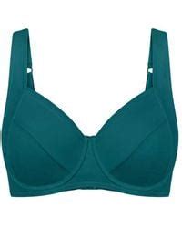 Triumph Summer Mix Match W 01 Pt Bikini Top In Blue Lyst UK