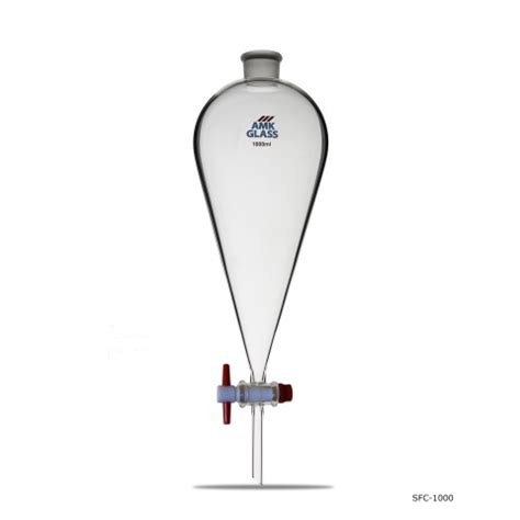 Separatory Funnel Squibb PTFE Stopcock